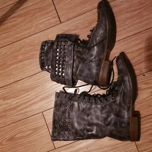 Vintage studded combat boots size 8.5